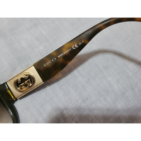 GUCCI GG 3170/S OWD02 58□15 135 Women Sunglasses Brown Interlocking GG Gold - Picture 5 of 6